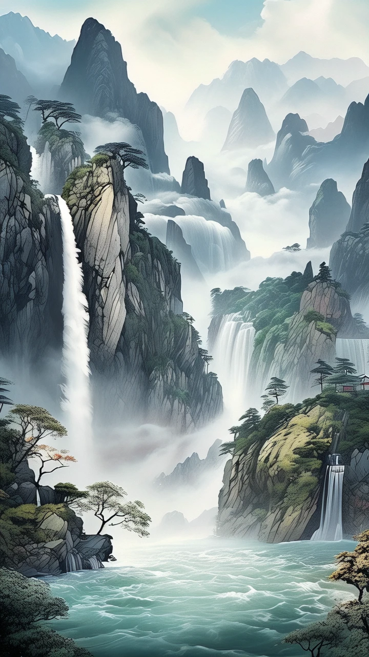 Waterfall/瀑布/滝