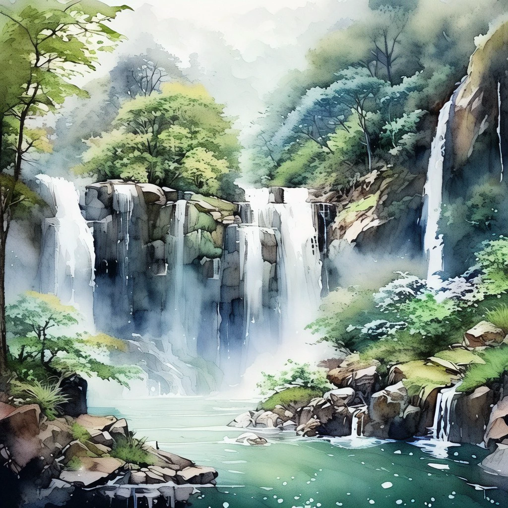 Waterfall/瀑布/滝