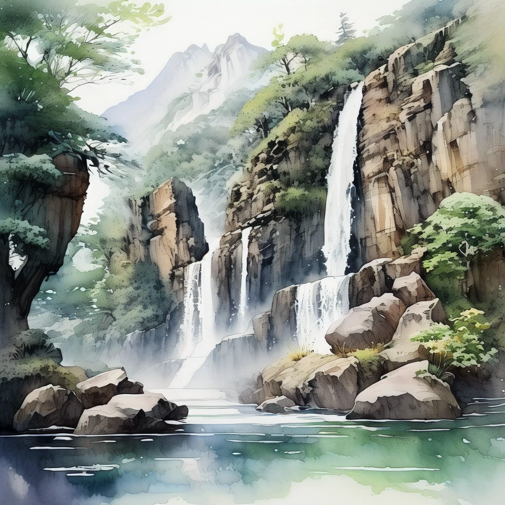 Waterfall/瀑布/滝