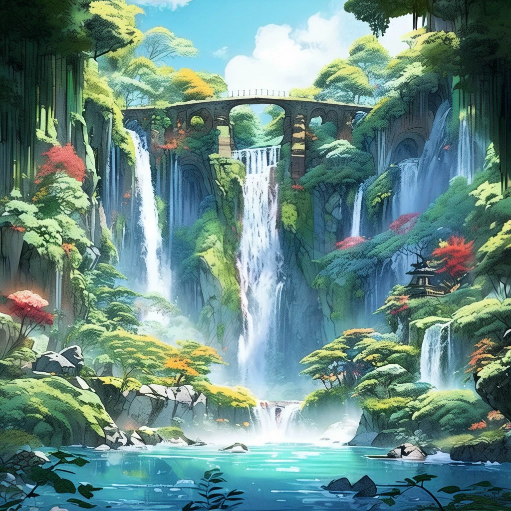 Waterfall/瀑布/滝