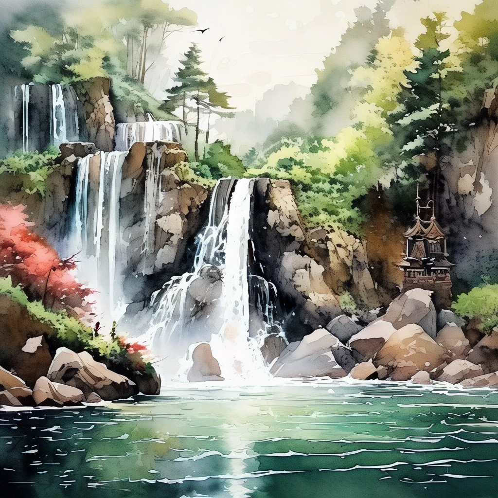 Waterfall/瀑布/滝