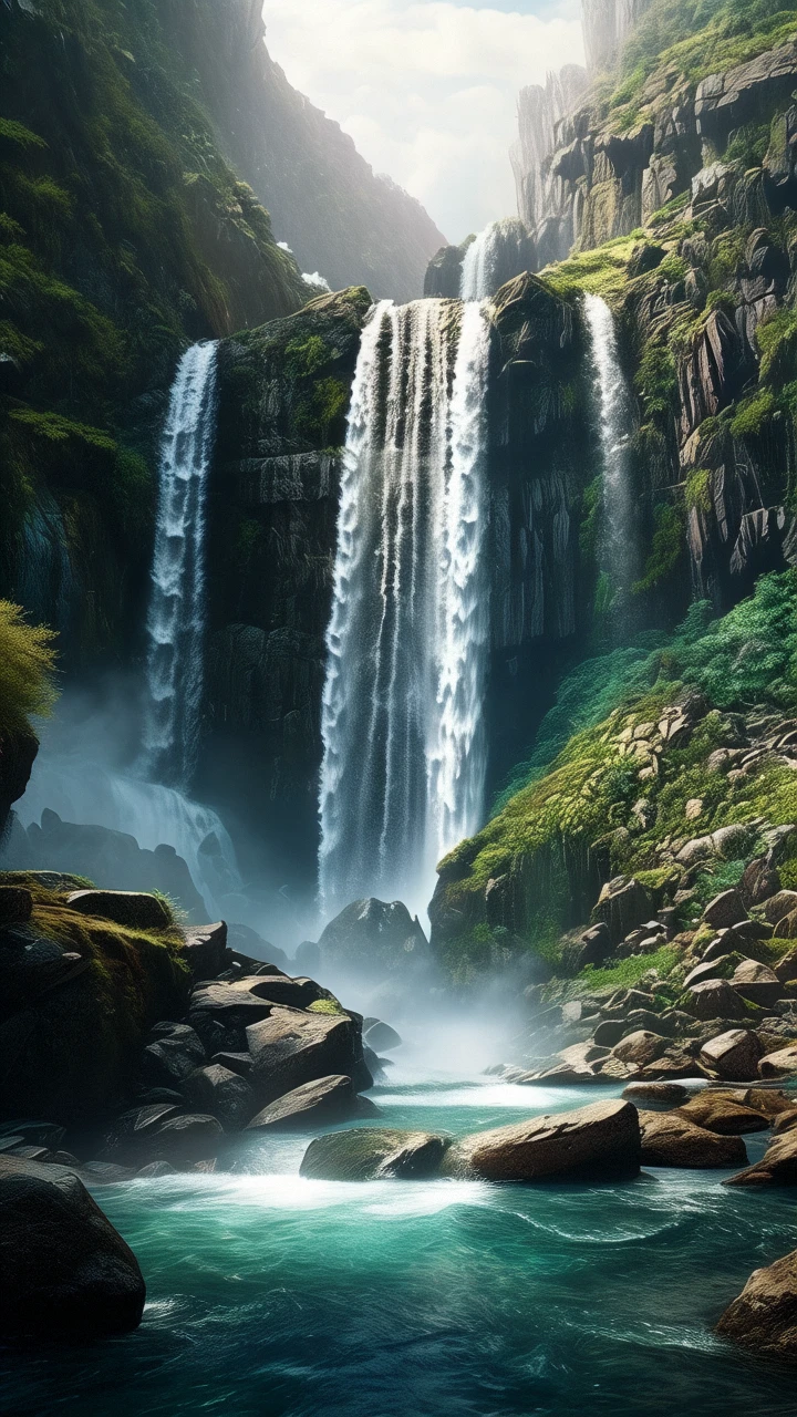 Waterfall/瀑布/滝