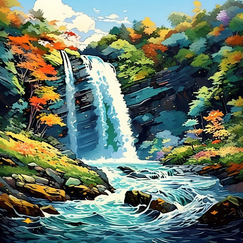 Waterfall/瀑布/滝