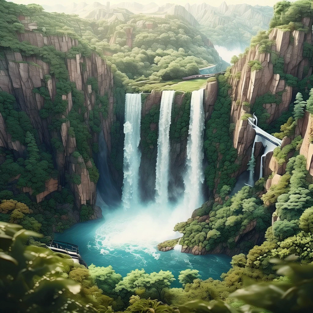 Waterfall/瀑布/滝