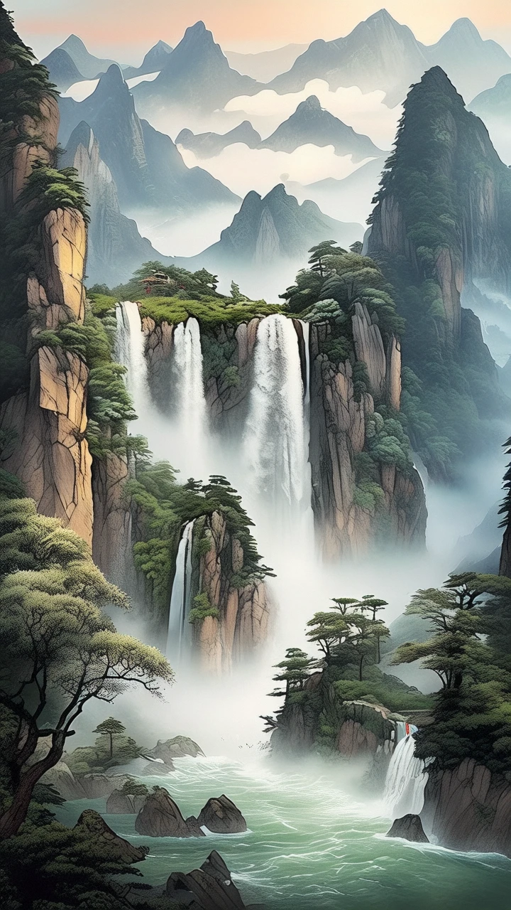 Waterfall/瀑布/滝