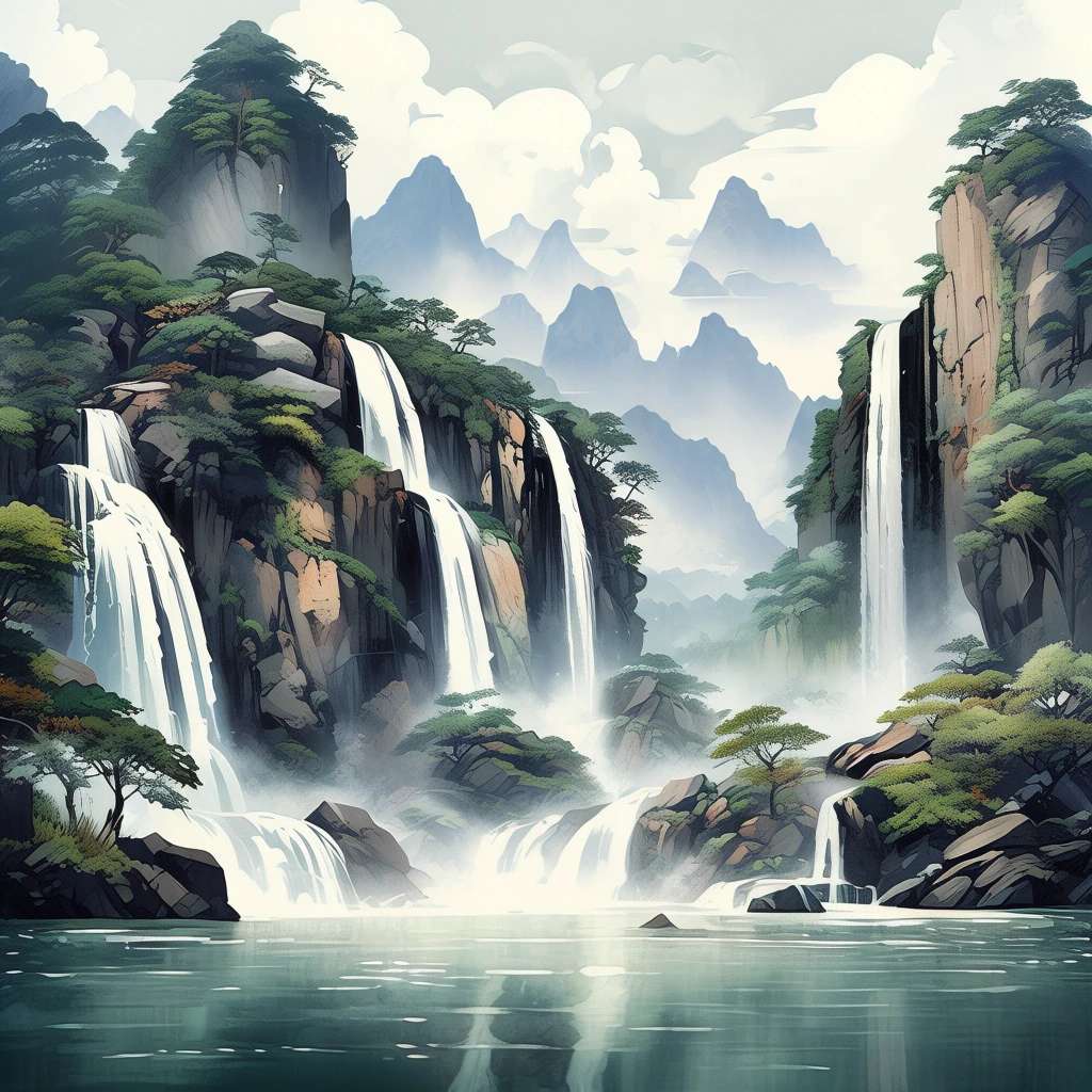 Waterfall/瀑布/滝
