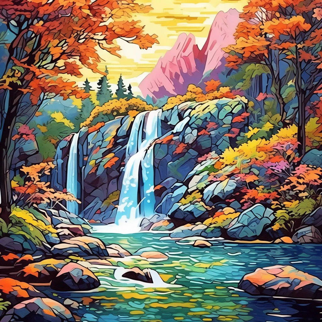 Waterfall/瀑布/滝