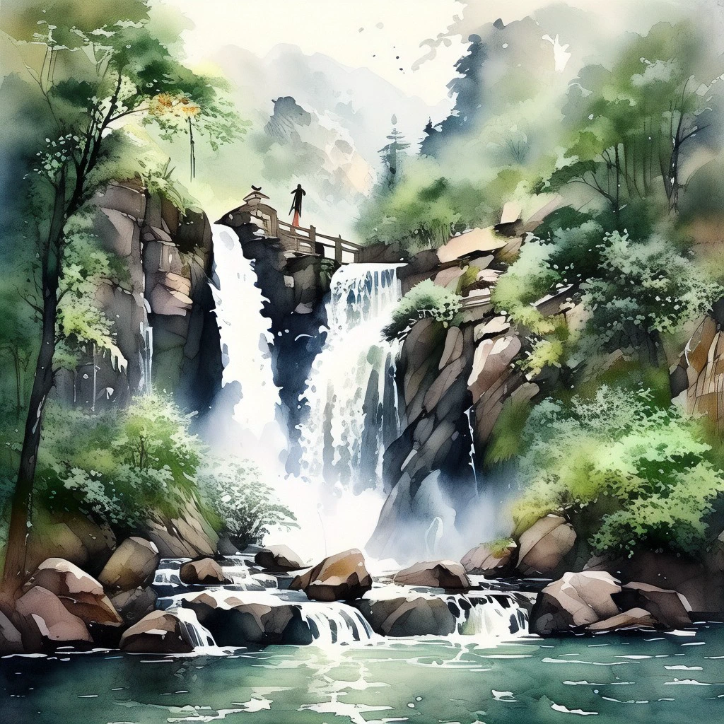 Waterfall/瀑布/滝