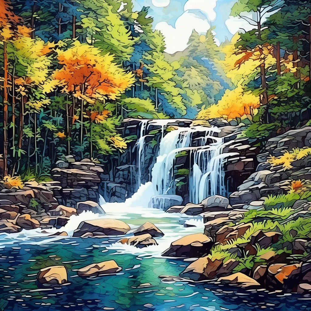 Waterfall/瀑布/滝