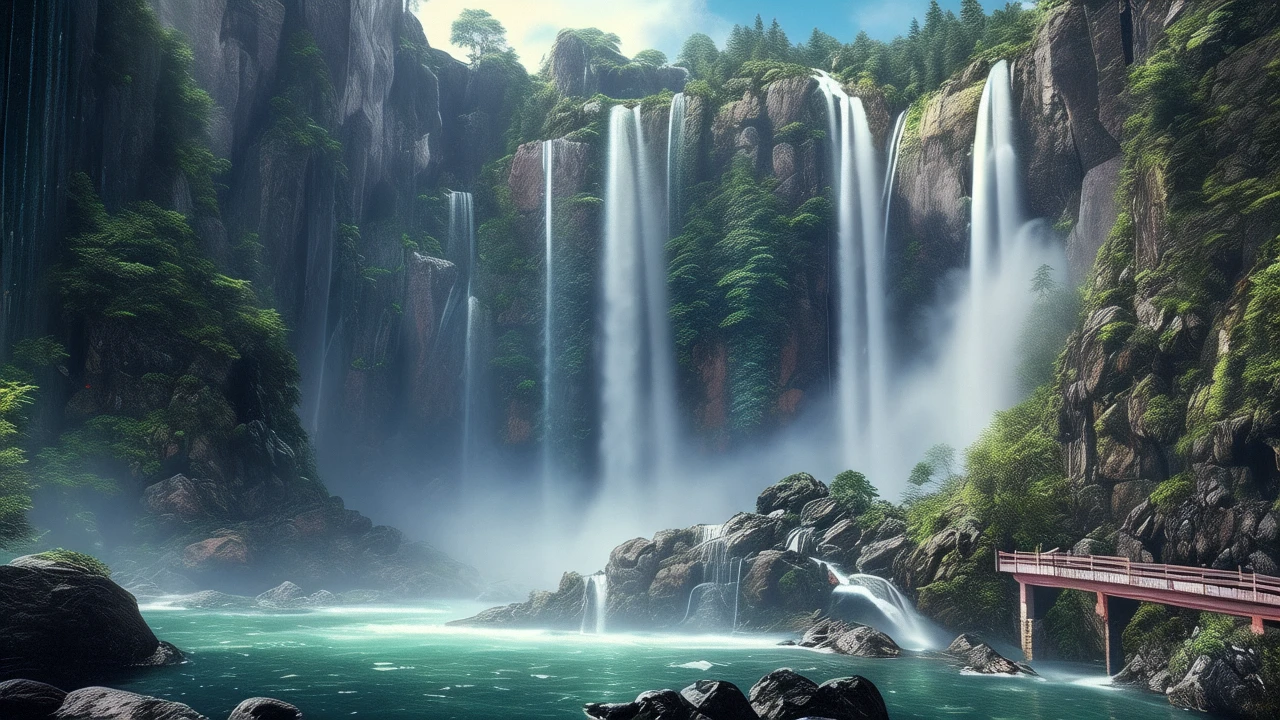 Waterfall/瀑布/滝