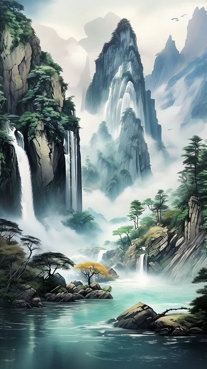 Waterfall/瀑布/滝