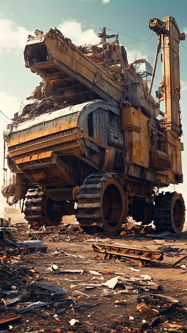 Abandoned Mech/废弃机甲/廃棄されたメカ