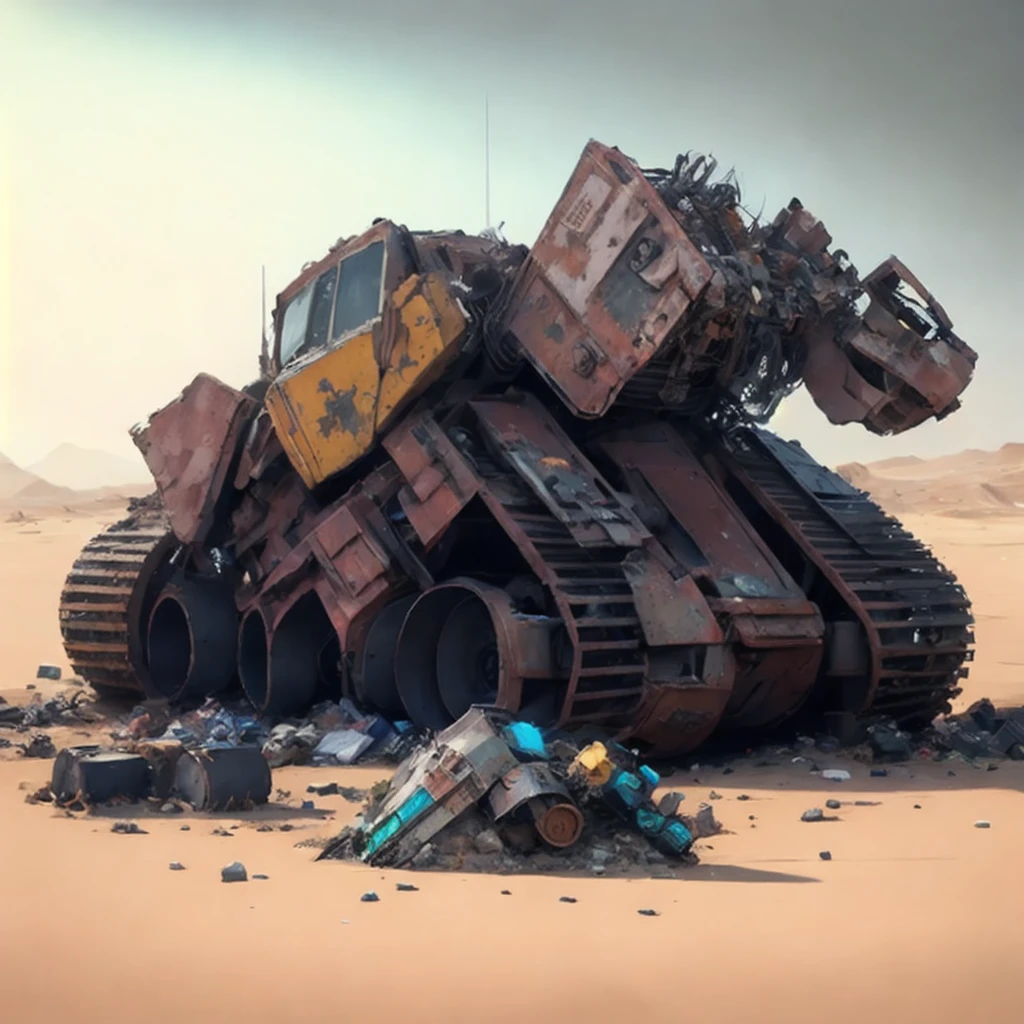 Abandoned Mech/废弃机甲/廃棄されたメカ