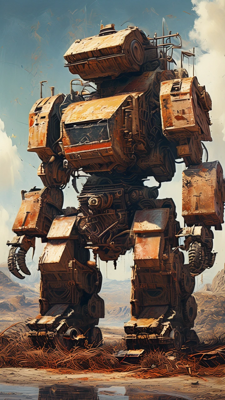 Abandoned Mech/废弃机甲/廃棄されたメカ