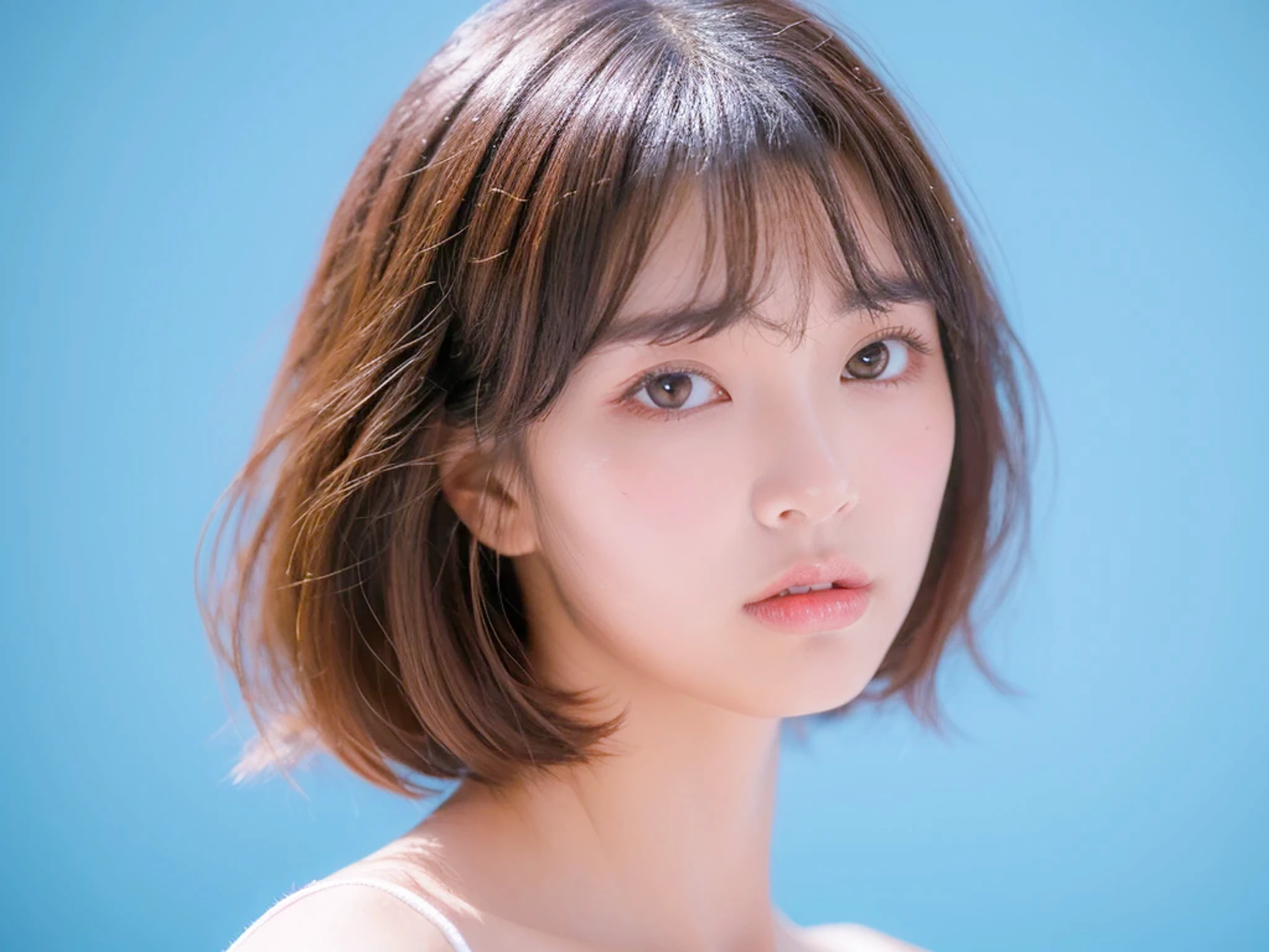 爽やか、繊細、美少女