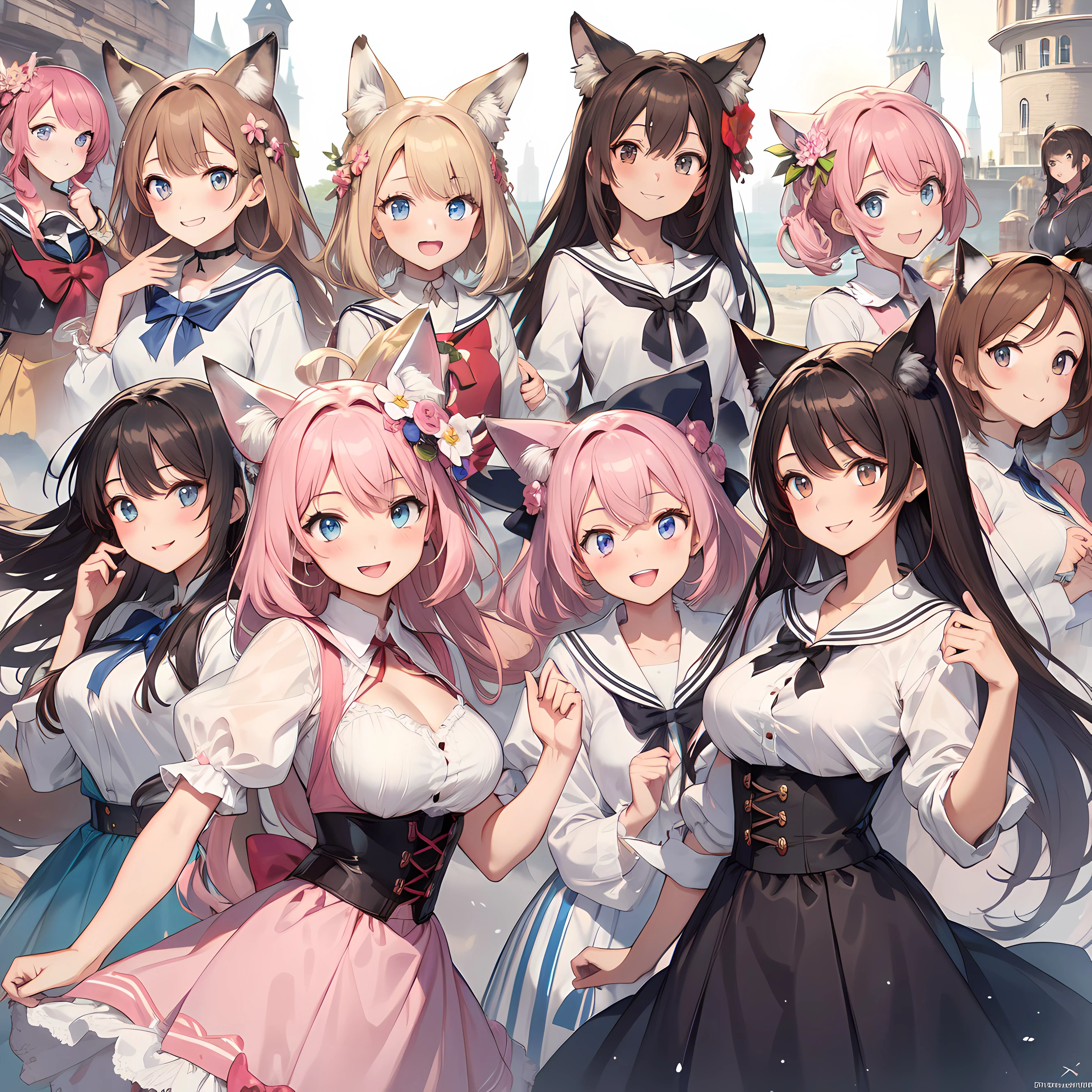 古都と狐少女