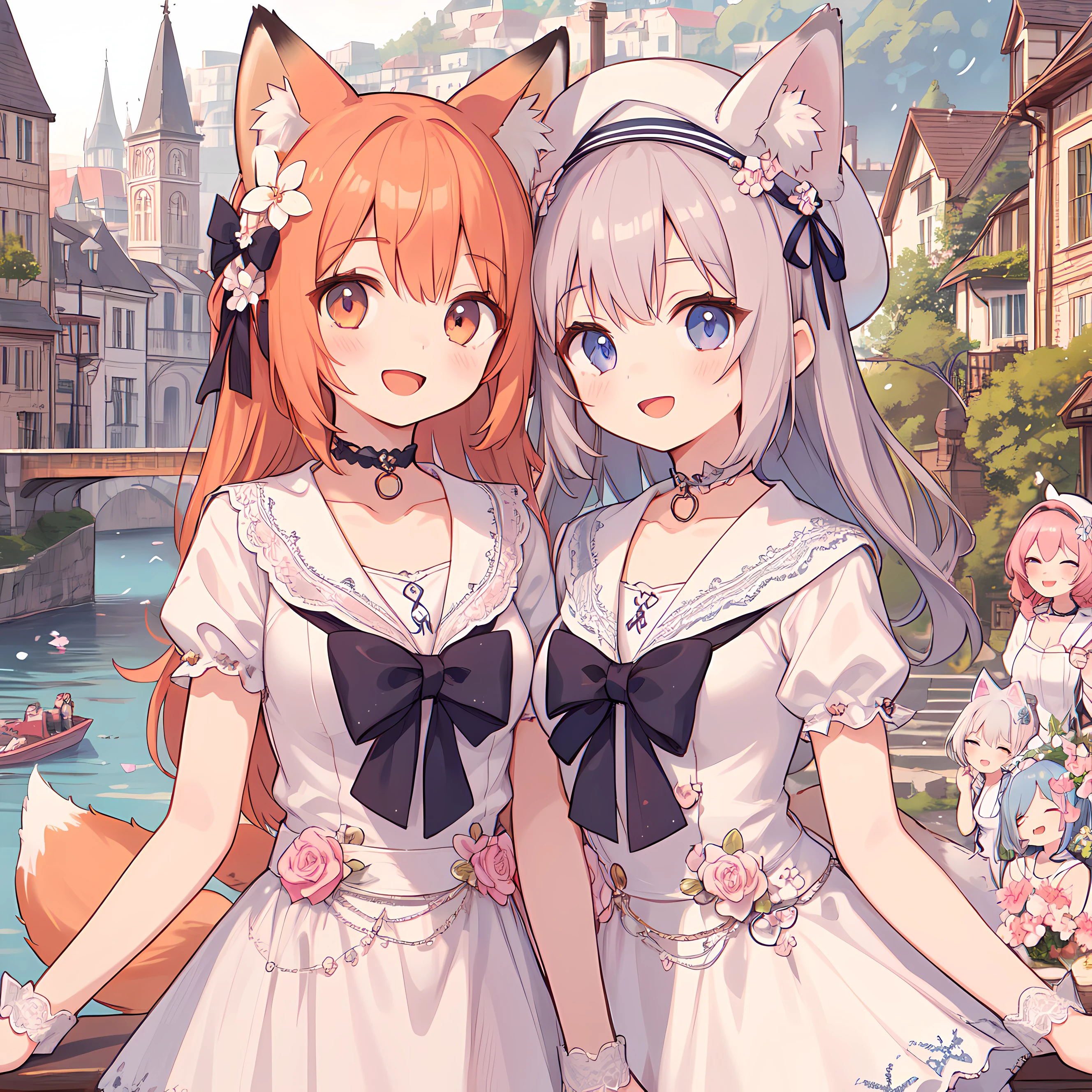 古都と狐少女
