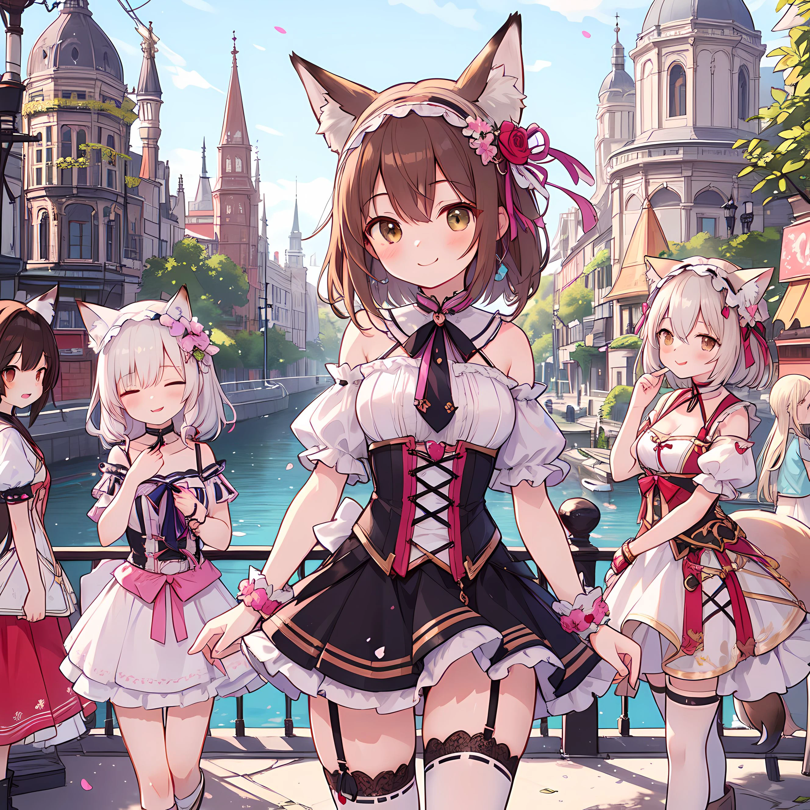 古都と狐少女