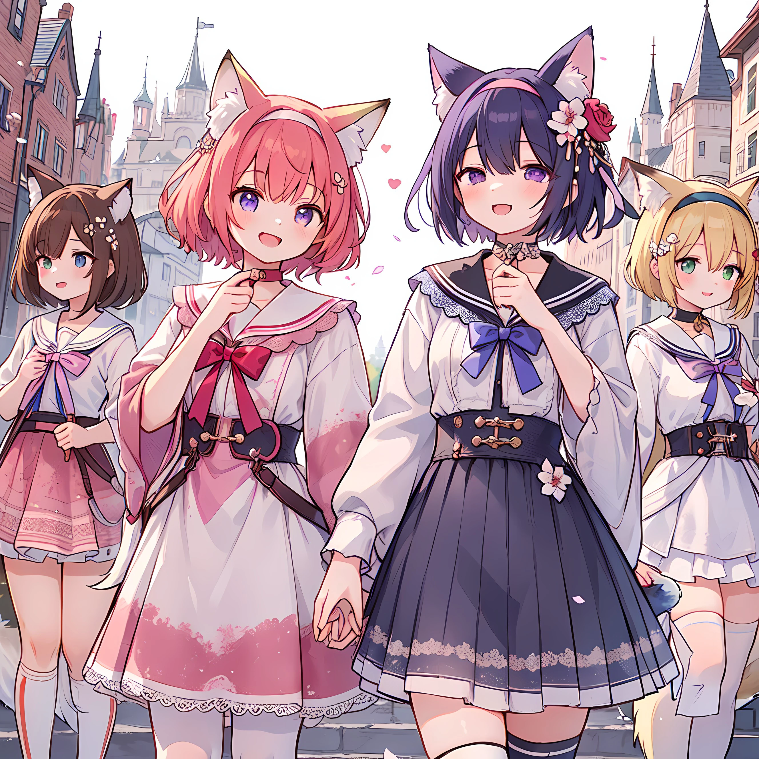 古都と狐少女