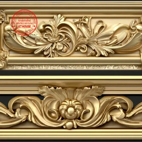 KTH Detail - Gold Classic Molding SDXL