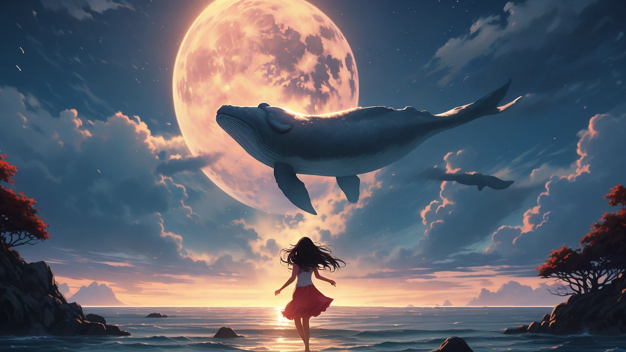Flying Whale/飞翔的鲸鱼/飛ぶクジラ