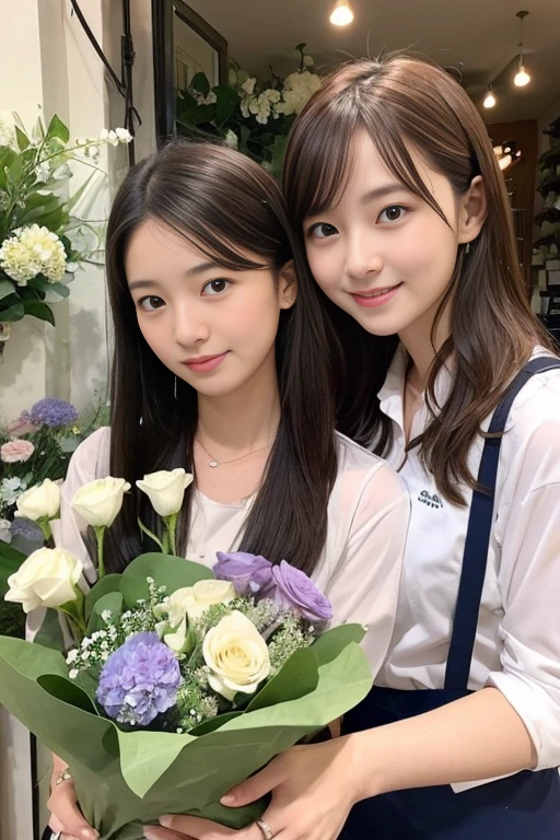 花屋さんの美人店員さん達