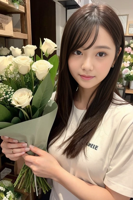 花屋さんの美人店員さん達