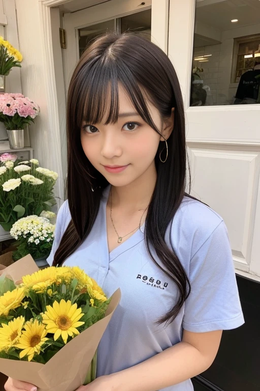 花屋さんの美人店員さん達