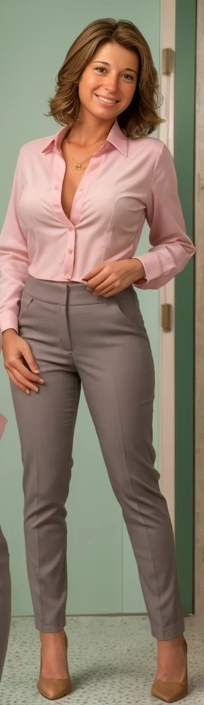 caroline pink green