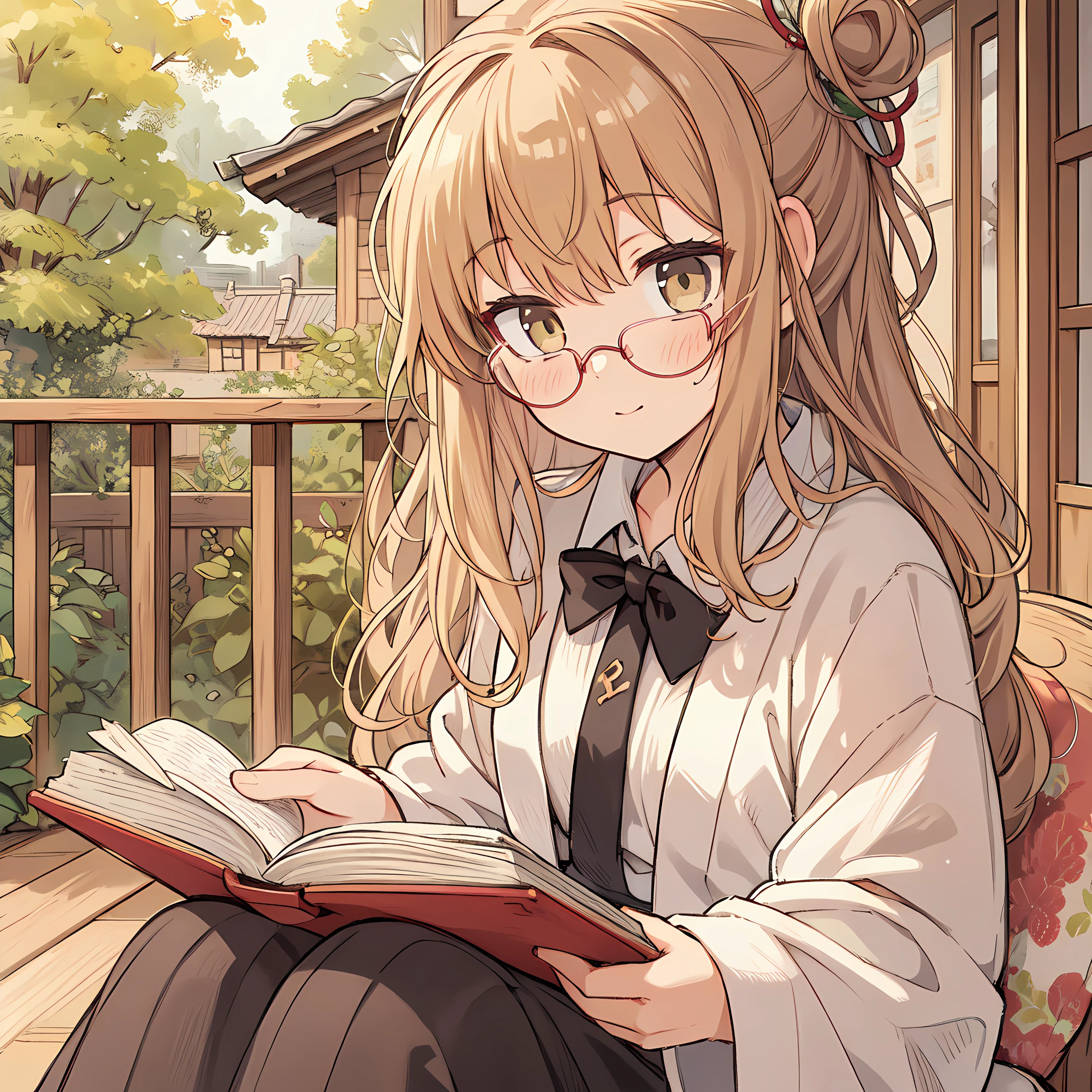 本と少女
