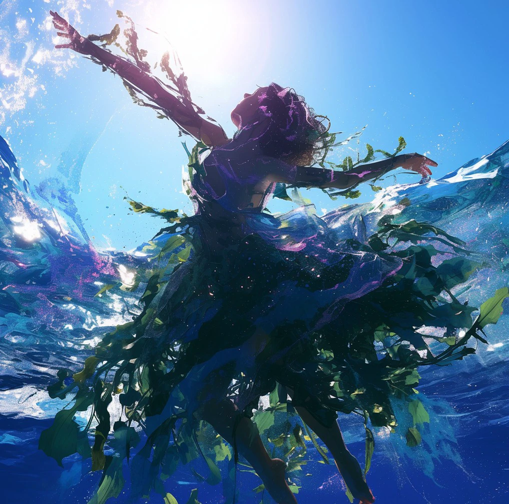 People Dancing on the Sea Surface/海洋之舞/海面で踊る人々