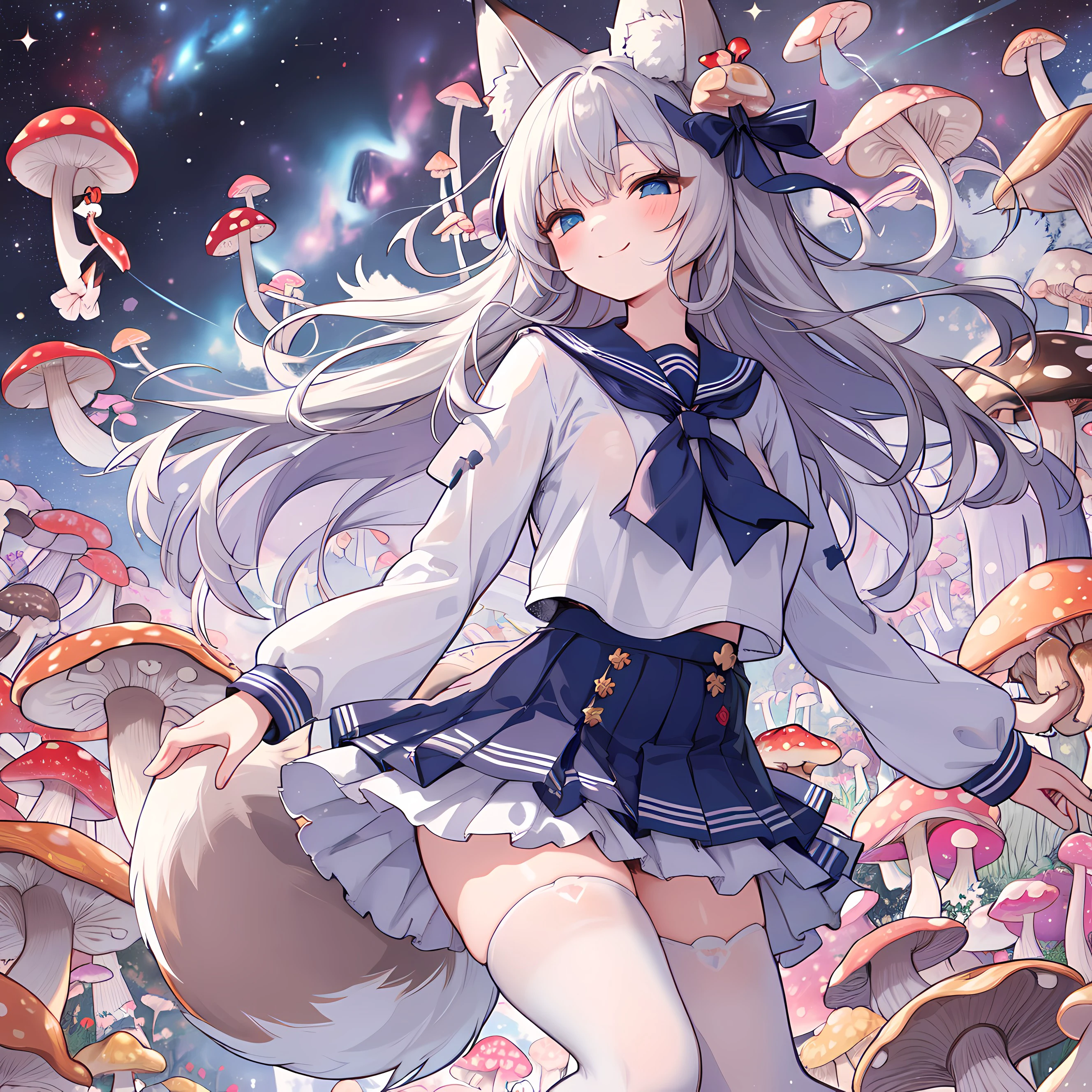 狐少女と銀河キノコ