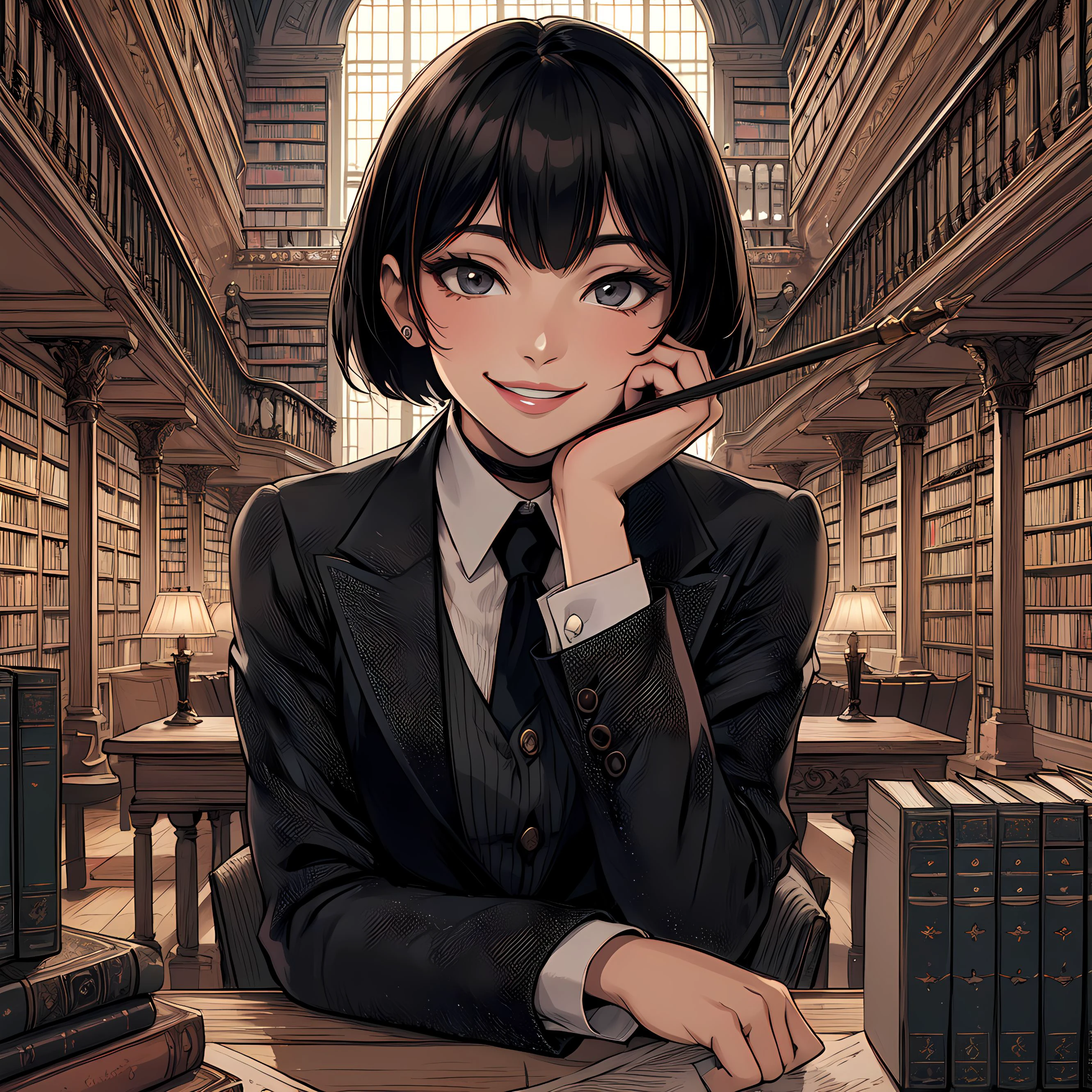 本と少女