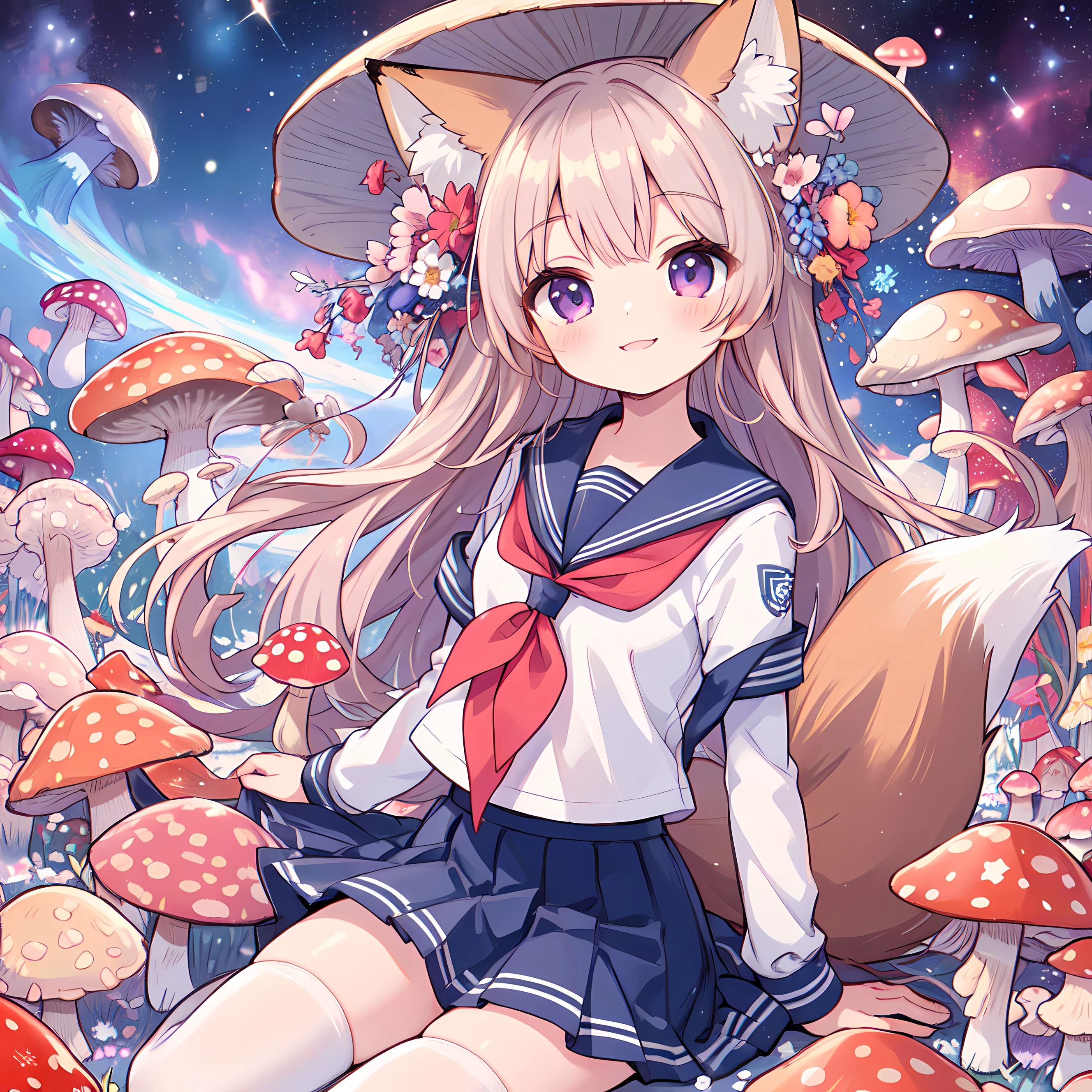 狐少女と銀河キノコ