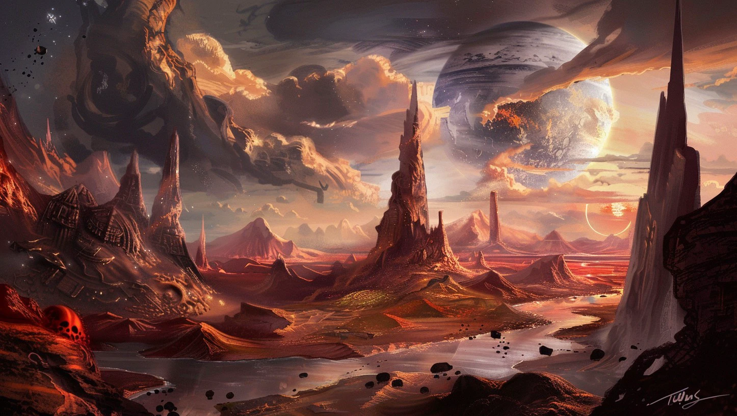 Alien Landscape/外星场景/異星の風景