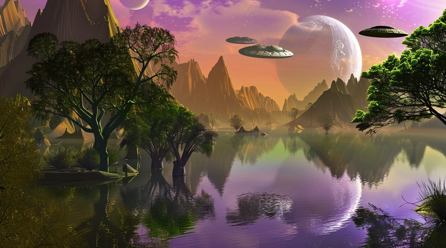 Alien Landscape/外星场景/異星の風景