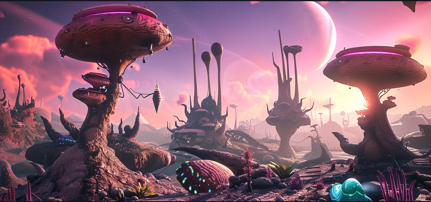 Alien Landscape/外星场景/異星の風景