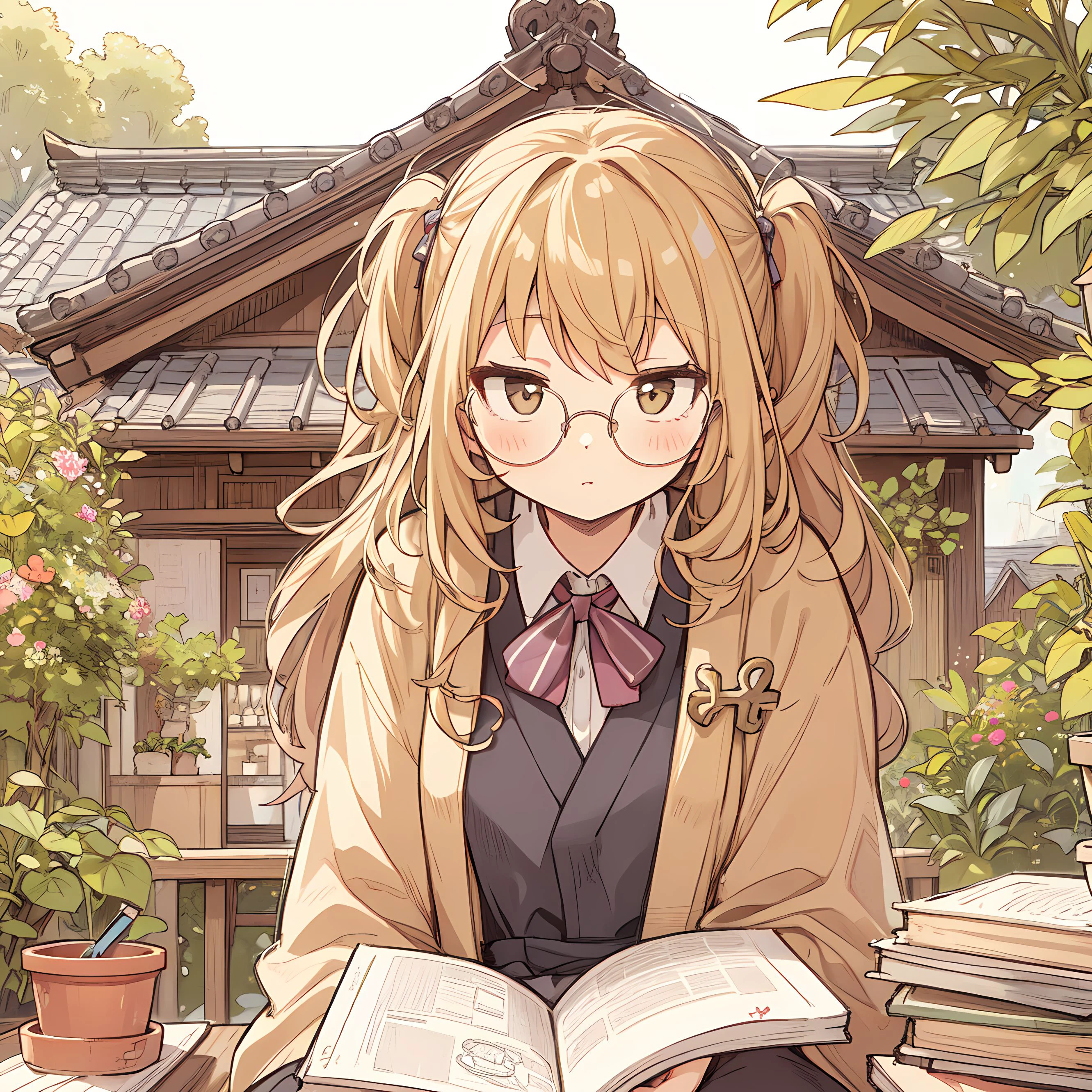 本と少女