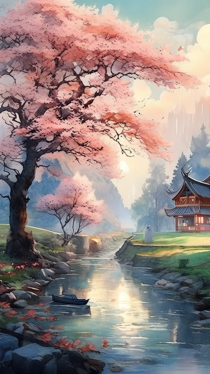 Spring Morning/春日的早晨/春の朝
