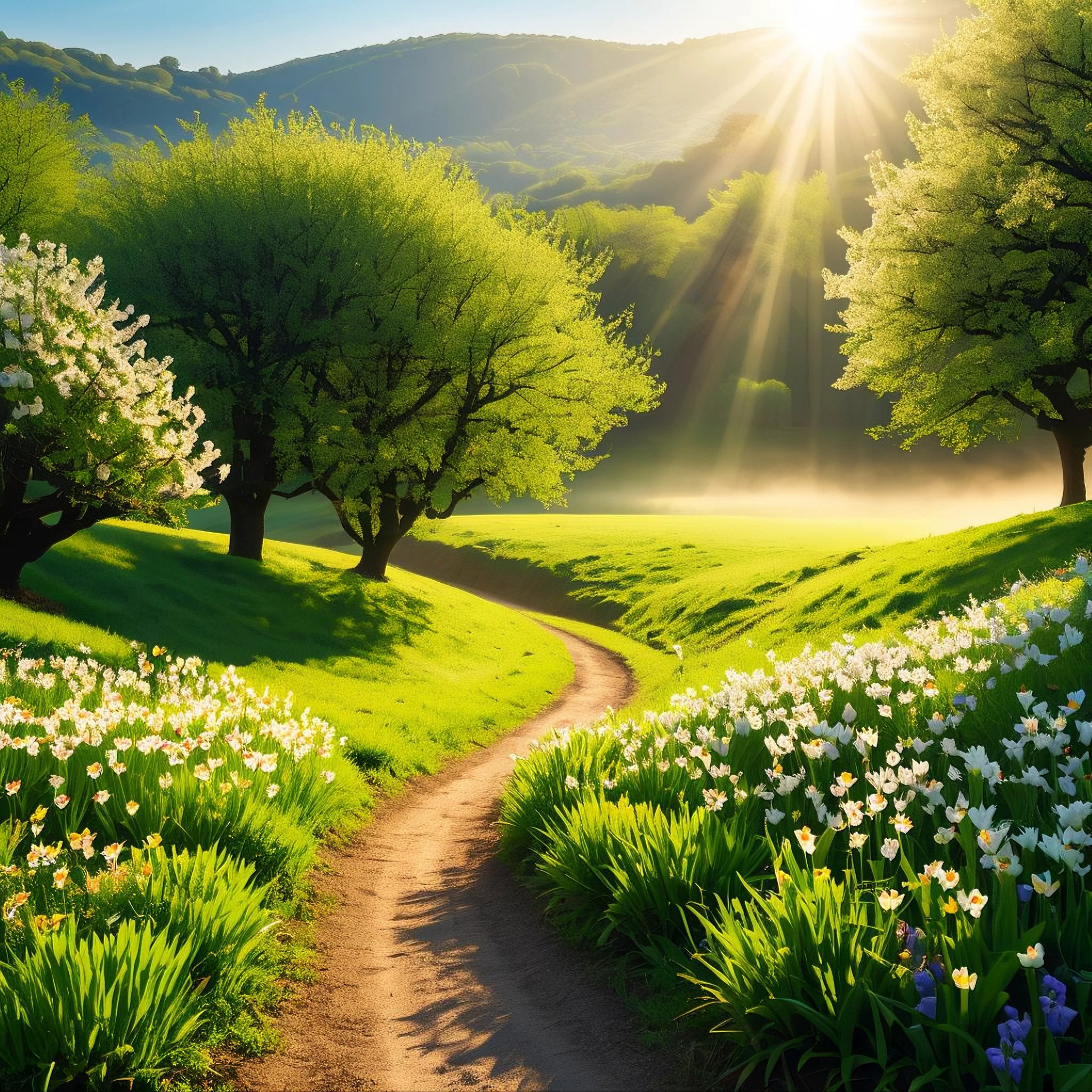 Spring Morning/春日的早晨/春の朝