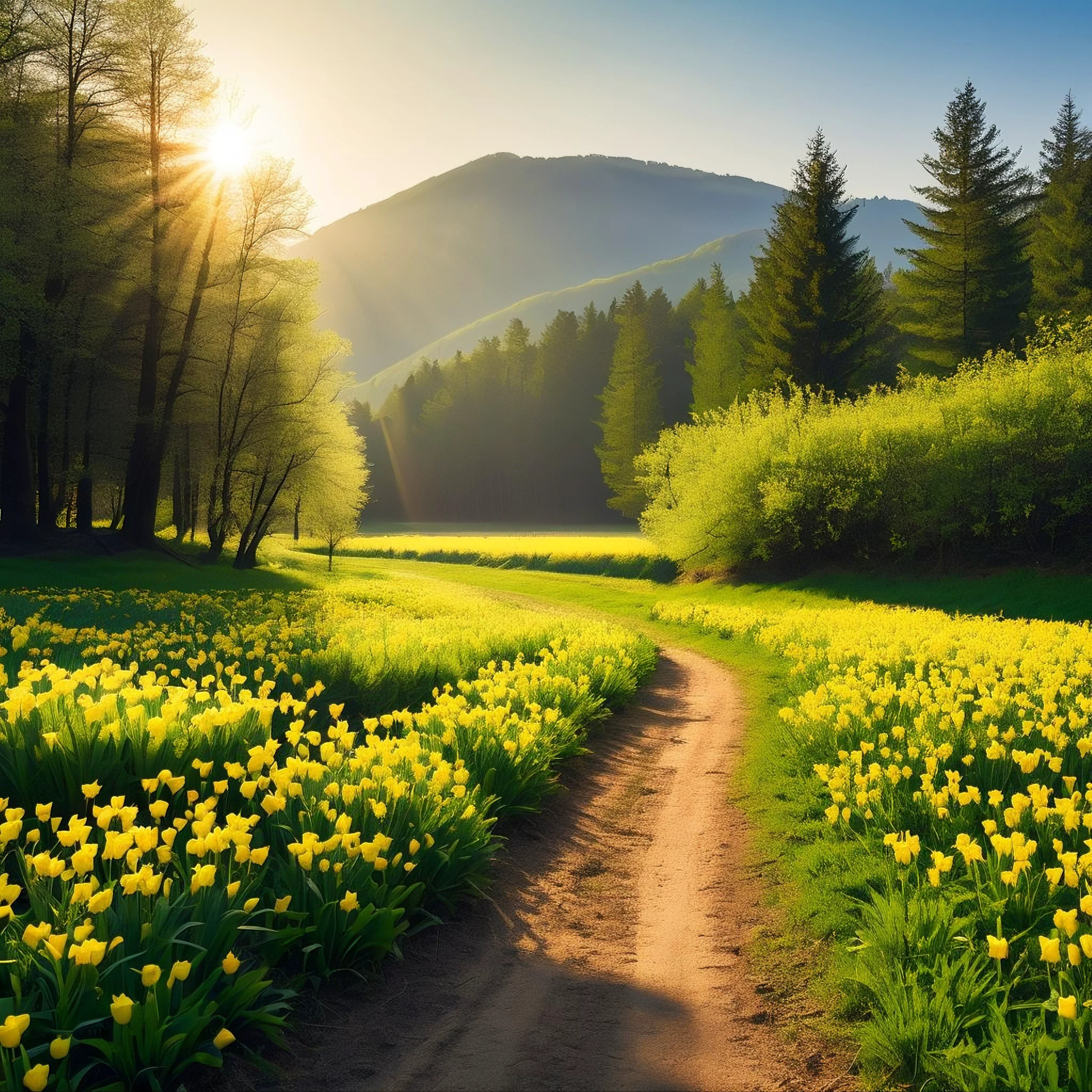 Spring Morning/春日的早晨/春の朝