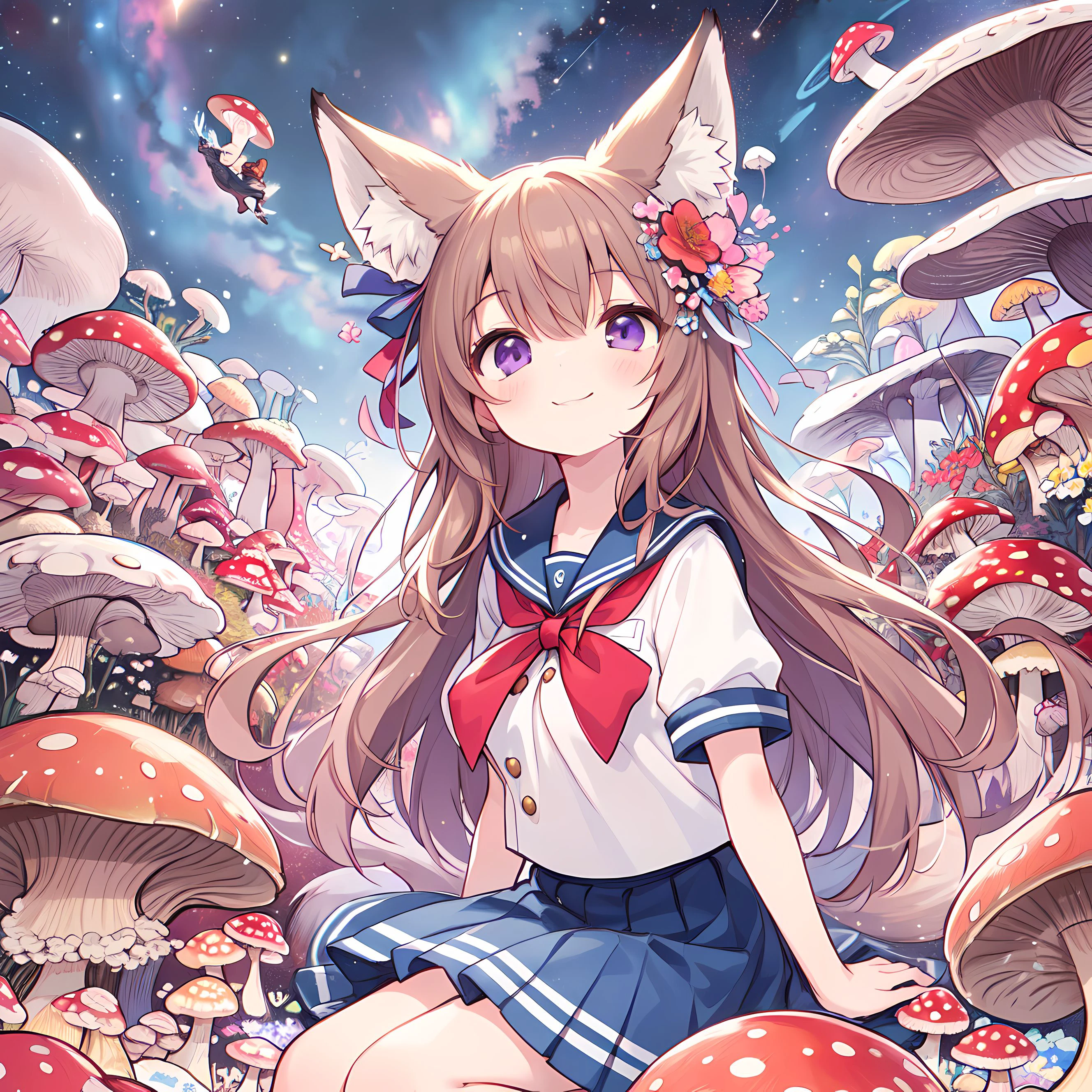 狐少女と銀河キノコ