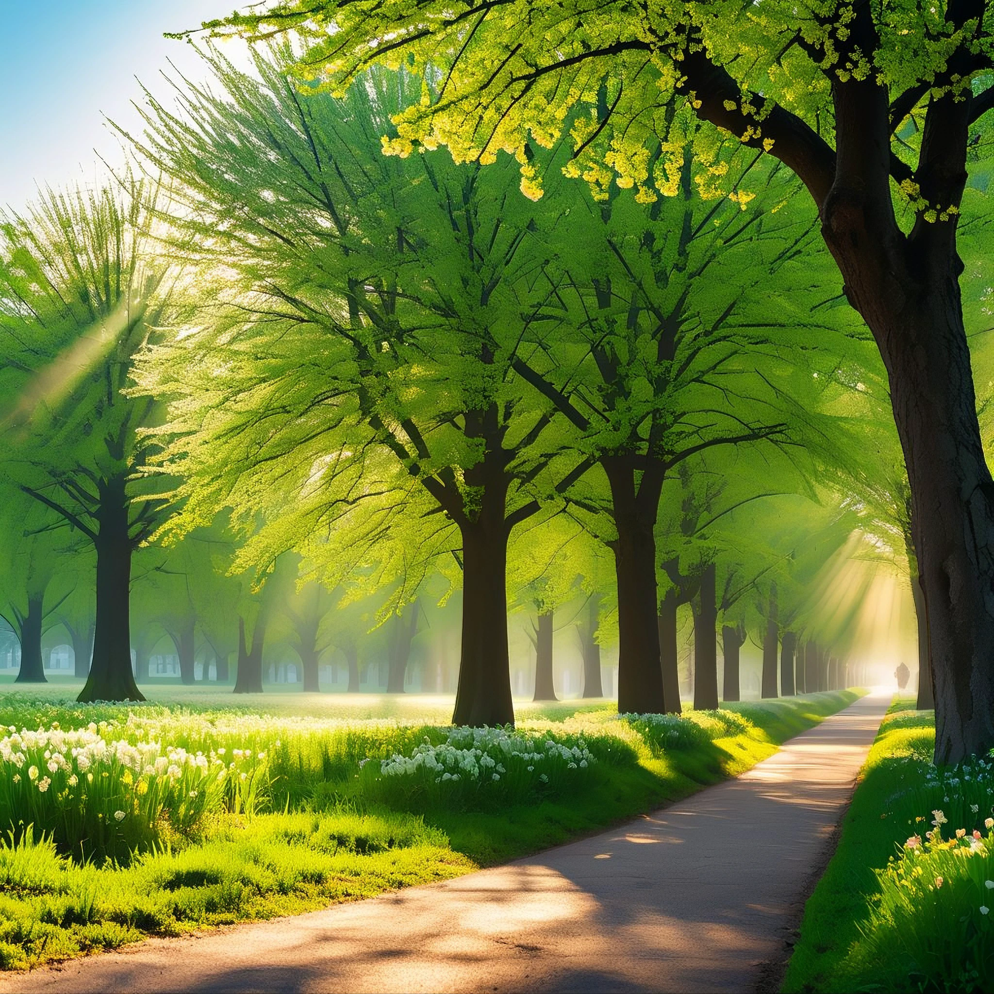 Spring Morning/春日的早晨/春の朝