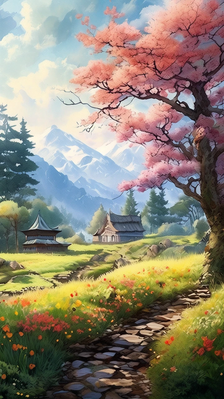 Spring Morning/春日的早晨/春の朝