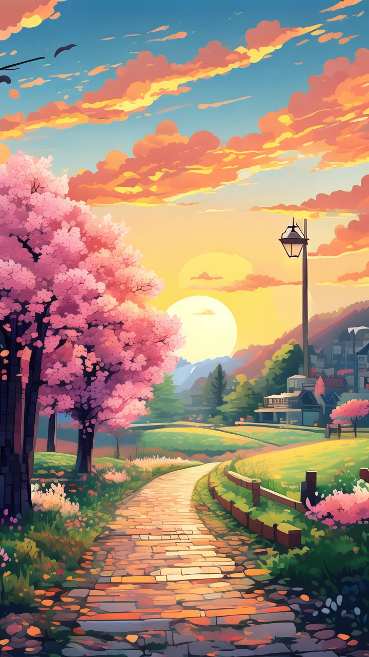 Spring Morning/春日的早晨/春の朝