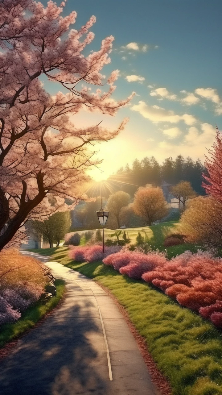 Spring Morning/春日的早晨/春の朝