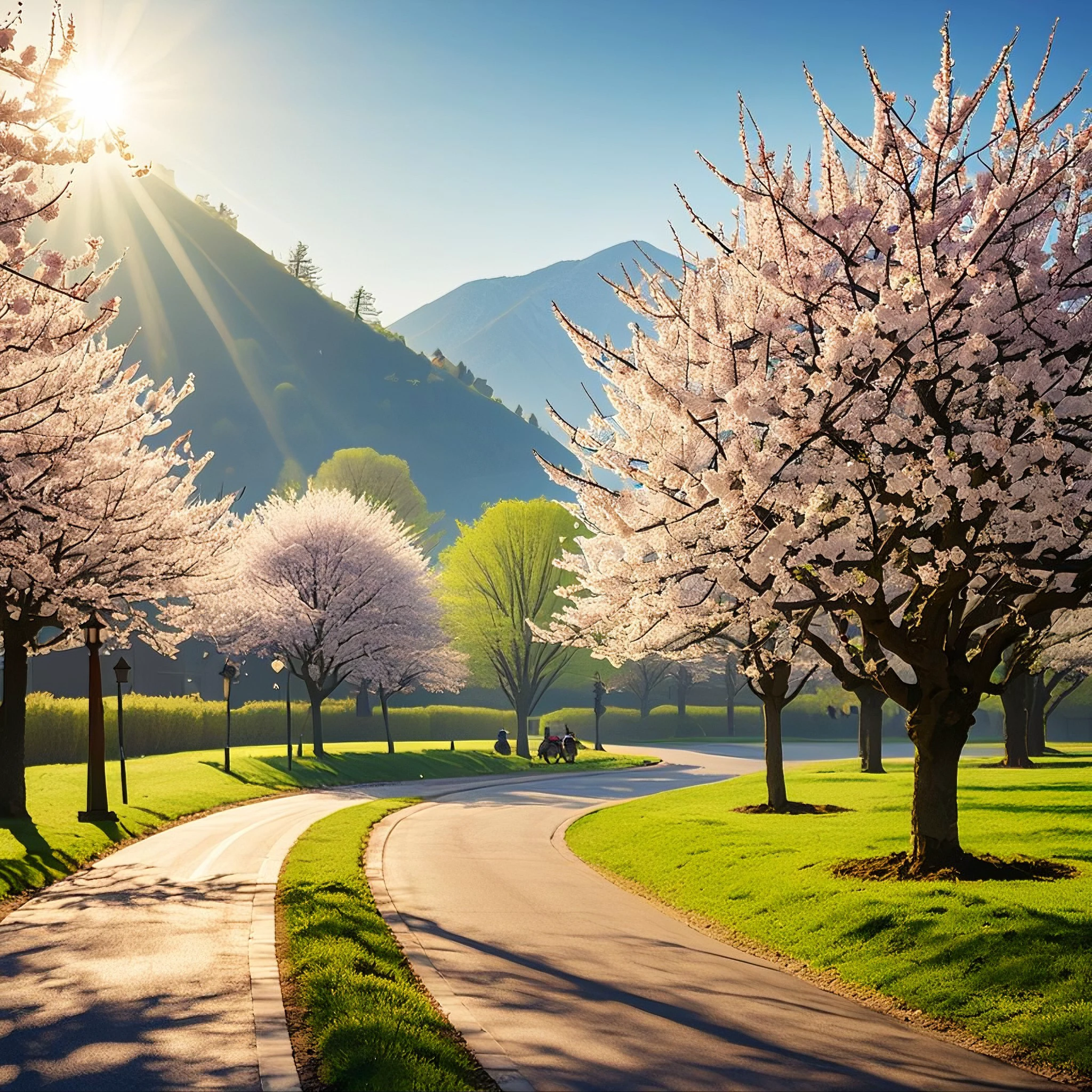 Spring Morning/春日的早晨/春の朝