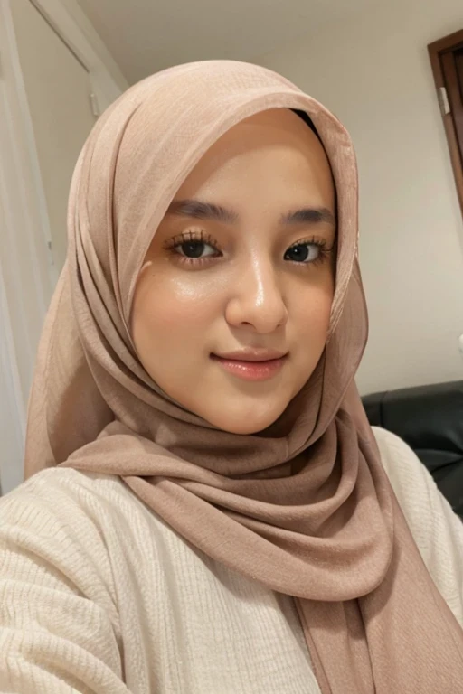 Pretty hijab woman