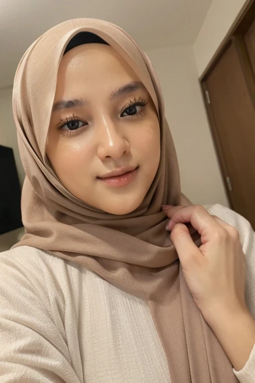 Pretty hijab woman