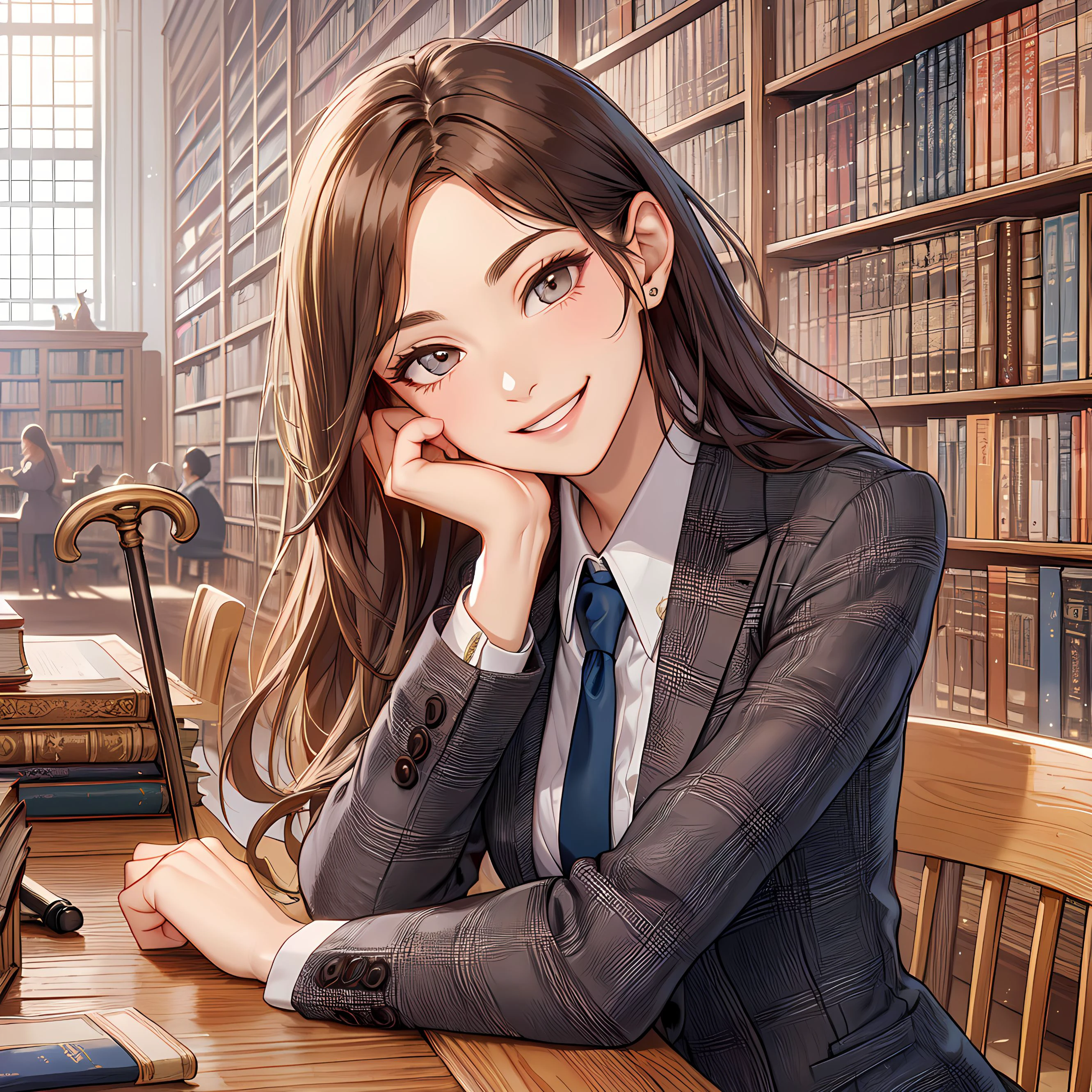 本と少女